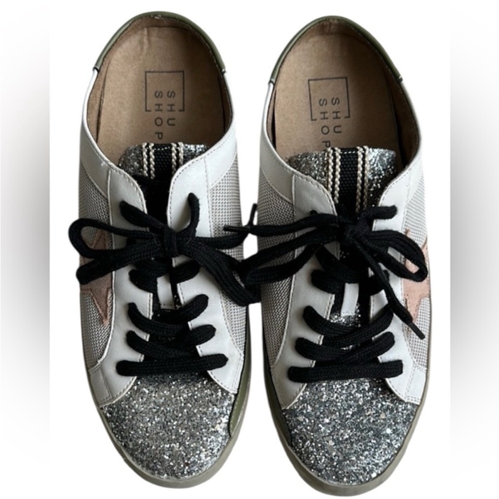 ShuShop Polly Glitter Slip on  Sneakers Fashion-Forward Design size 8.5 - Picture 11 of 12